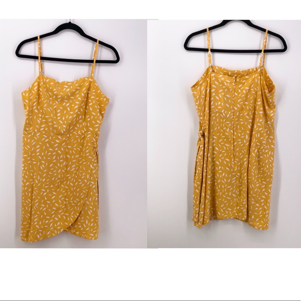 Society + Stitch Island Daydream Yellow Dress XL